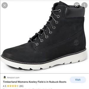 Timberland keeley Field boots black size 8.5